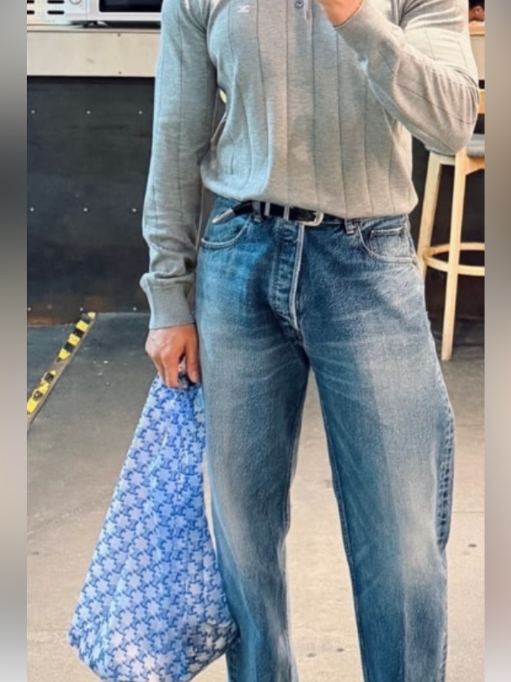 Celine PVC Shoppers Tote - Picture 2 of 2
